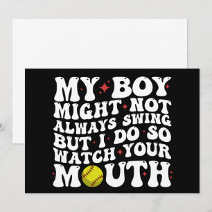 Mijn jongen zwaait misschien niet altijd, maar ik  kaart