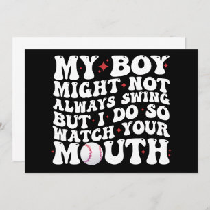 Mijn jongen zwaait misschien niet altijd, maar ik  kaart