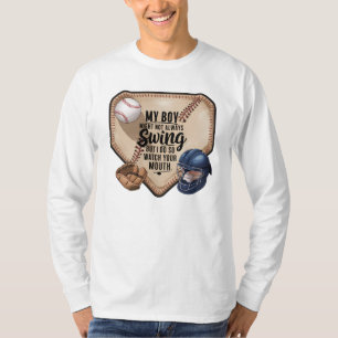 Mijn jongen zwaait misschien niet altijd, maar ik t-shirt