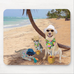 Mijn jongens op vakantie muismat