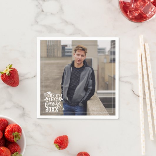 Mijn jongensklasse van 20XX Photo Afstuderen Servet (Insitu)