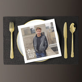 Mijn jongensklasse van 20XX Photo Afstuderen Servet