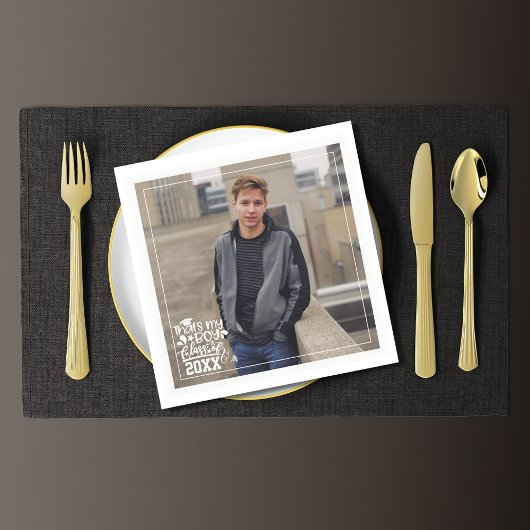 Mijn jongensklasse van 20XX Photo Afstuderen Servet