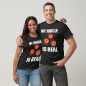 Mijn jongleren is echt jongleren t-shirt (Unisex)