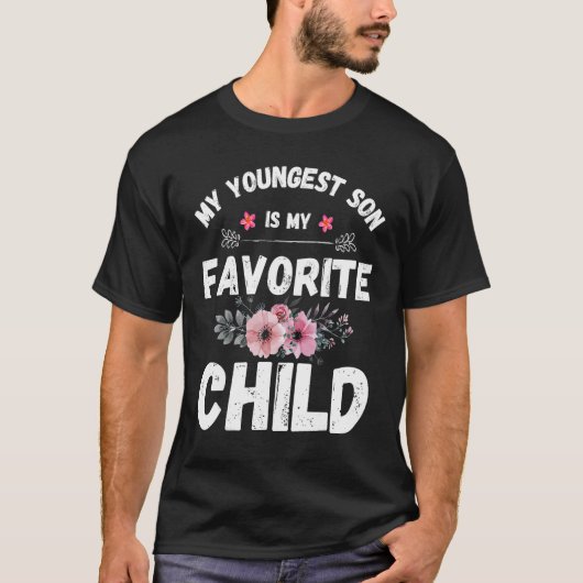 Mijn jongste schoonzoon is mijn favoriete kindmoed t-shirt (Voorkant)