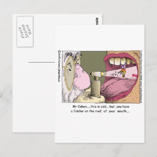 Mijn Joodse Dentist Funny geeft Mokken T - shirts Briefkaart (Voorkant / Achterkant)