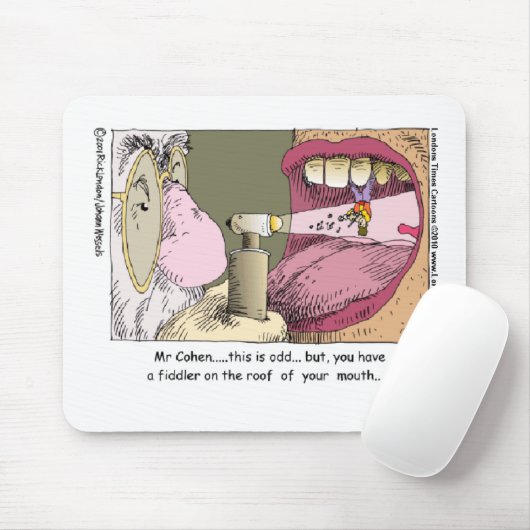 Mijn Joodse Dentist Funny geeft Mokken T - shirts Muismat (Met muis)