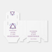 Mijn Joodse Hart - Bat Mitzvah - Gepersonaliseerd Bedankdoosjes (Uitgevouwen)