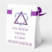 Mijn Joodse Hart - Bat Mitzvah - Gepersonaliseerd Bedankdoosjes (Achterkant)