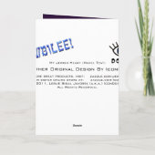 Mijn joodse hart kaart (Achterkant)