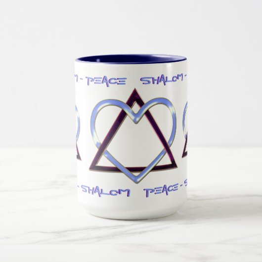Mijn joodse hart mok (Midden)