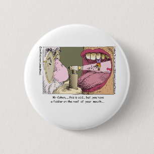 Mijn Joodse Tandarts Funny Gifts Mugs Tees & Meer Ronde Button 5,7 Cm