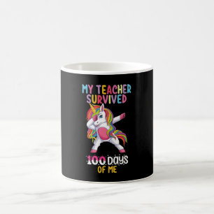 Mijn juf heeft 100 dagen van mij overleefd School  Koffiemok