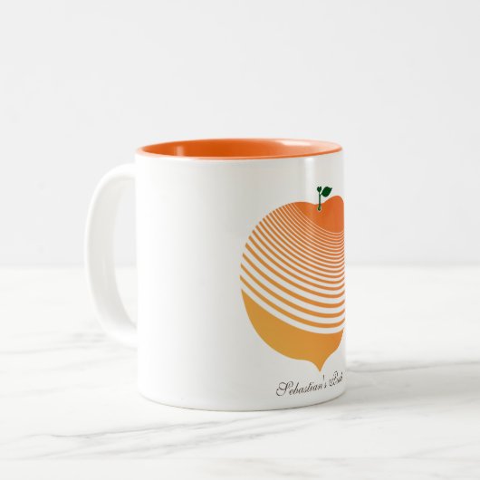 Mijn Juicy Peach Mok (Voorkant links)