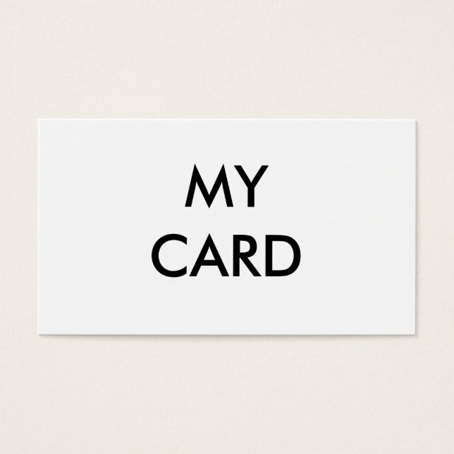 MIJN KAART (Voorkant)