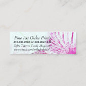 Mijn kaart mini visitekaartje (Achterkant)