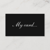 Mijn kaart visitekaartje (Achterkant)