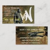 MIJN KAART VISITEKAARTJE (Voorkant / Achterkant)