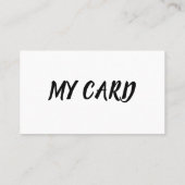 MIJN KAART VISITEKAARTJE (Achterkant)