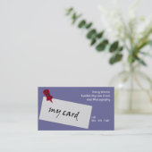 Mijn kaartvisitekaartje visitekaartje (Staand voorkant)