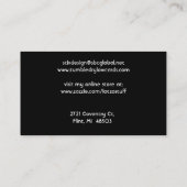 Mijn kaartvisitekaartje visitekaartje (Achterkant)