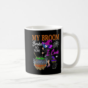 Mijn kamer brak dus nu heb ik Halloween Witch Cute Koffiemok