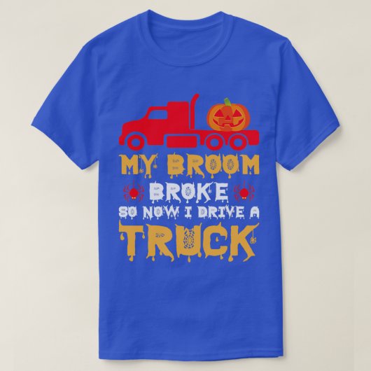 Mijn kamer brak dus nu rijd ik een vrachtwagen 2 t-shirt (Design voorkant)