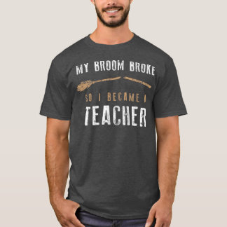 Mijn kamer brak om een leraar te worden, Halloween T-shirt