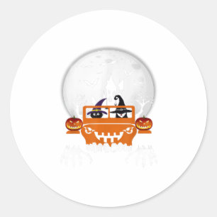 Mijn kamer brak zodat ik nu met Jeeps Happy Ha rij Ronde Sticker