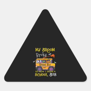 Mijn kamer brak zodat ik schoolbuschauffeur werd H Sticker