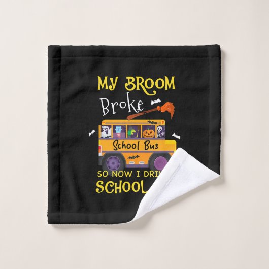Mijn kamer brak zodat ik schoolbuschauffeur werd H Washandje (Wasdoekje)