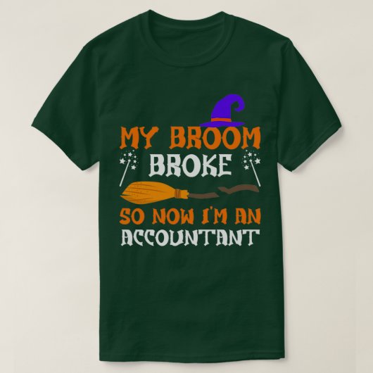 Mijn kamer brok om een accountant te worden 6 t-shirt (Design voorkant)