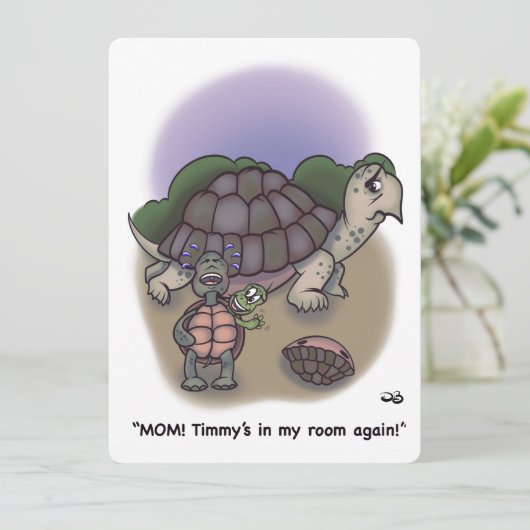 Mijn kamer Flat Kaart (Staand voorkant)