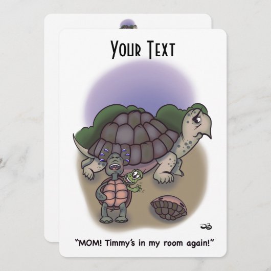 Mijn kamer Flat Kaart (Voorkant / Achterkant)