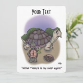 Mijn kamer Flat Kaart (Staand voorkant)