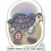 Mijn kamer Grappig Custom Cut Sticker (Voorkant)