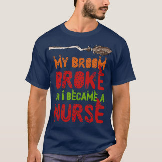 Mijn kamer is gebroken, dus werd ik een verpleegst t-shirt