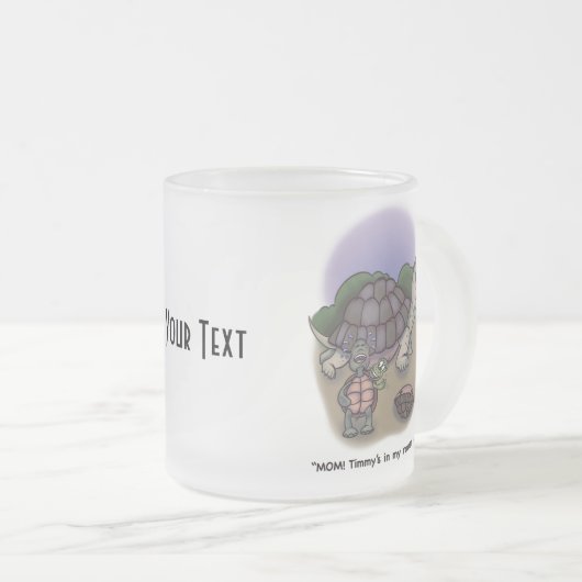 Mijn kamer matglas koffiemok (Voorkant rechts)