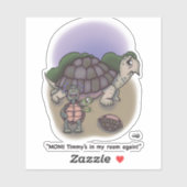 Mijn kamer op maat gesneden Sticker (Vel)