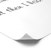 Mijn kamer was schoon gedrukt poster (Hoek)