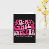 Mijn kanker vrije tijdperk overlevende borstkanker kaart (Gele Bloem)