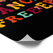 Mijn kanker vrije tijdperk overlevende borstkanker poster (Hoek)