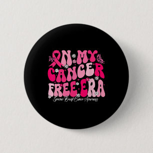 Mijn kanker vrije tijdperk overlevende borstkanker ronde button 5,7 cm