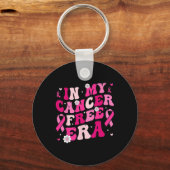 Mijn kanker vrije tijdperk overlevende borstkanker sleutelhanger (Voorkant)
