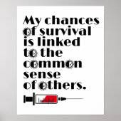 Mijn kansen op overlevingsofferte poster (Voorkant)