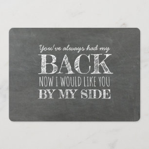 Mijn kant Funny Bridesmaid-voorstel Kaart