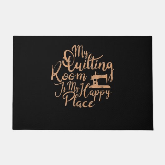 Mijn kantelkamer is mijn gelukkige plek - kantelen deurmat (Voorkant)