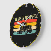 Mijn Kantoor: Retro Trucker's Domain Grote Klok (Hoek)