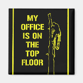 Mijn kantoor staat op de bovenste verdieping: arti magneet (Voorkant)