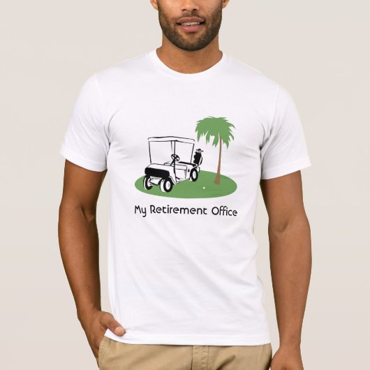 Mijn Kantoor voor pensionering T-shirt (Voorkant)